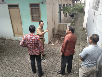 Sekdaprov Prihatin Melihat Kondisi Bangunan Mess Pemprov Riau di Jakarta